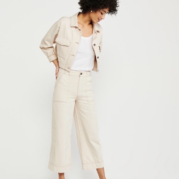 Abercrombie wide leg pants - Picture 2 of 7